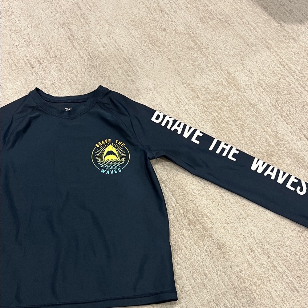 OshKosh B'gosh Navy 'Brave the Waves' rashguard